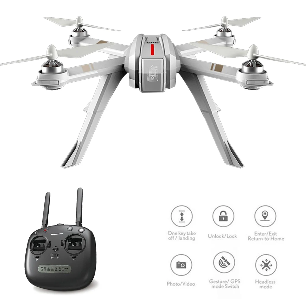 

Global Drone Professional GPS Quadrocopter with 4K Action Camera HD Wide-Angle Real-time Camera Drone Quadcopter VS Hubsan H501s