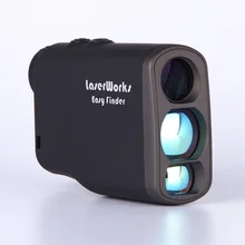 Clear Image Fast Reading 1000m Golf Laser Rangefinder Monocular Hunting Distance Meter With Pinseeker Function