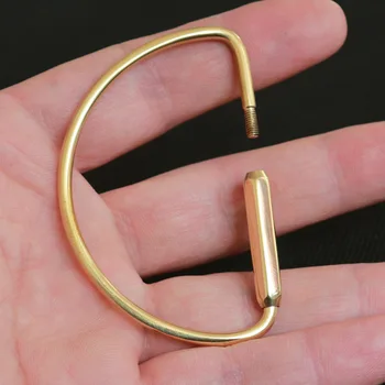 

5PCS 4.5*6.6cm pure copper creative key D Ring Buckle Travel Kit Metal Ring EDC tools AP2002