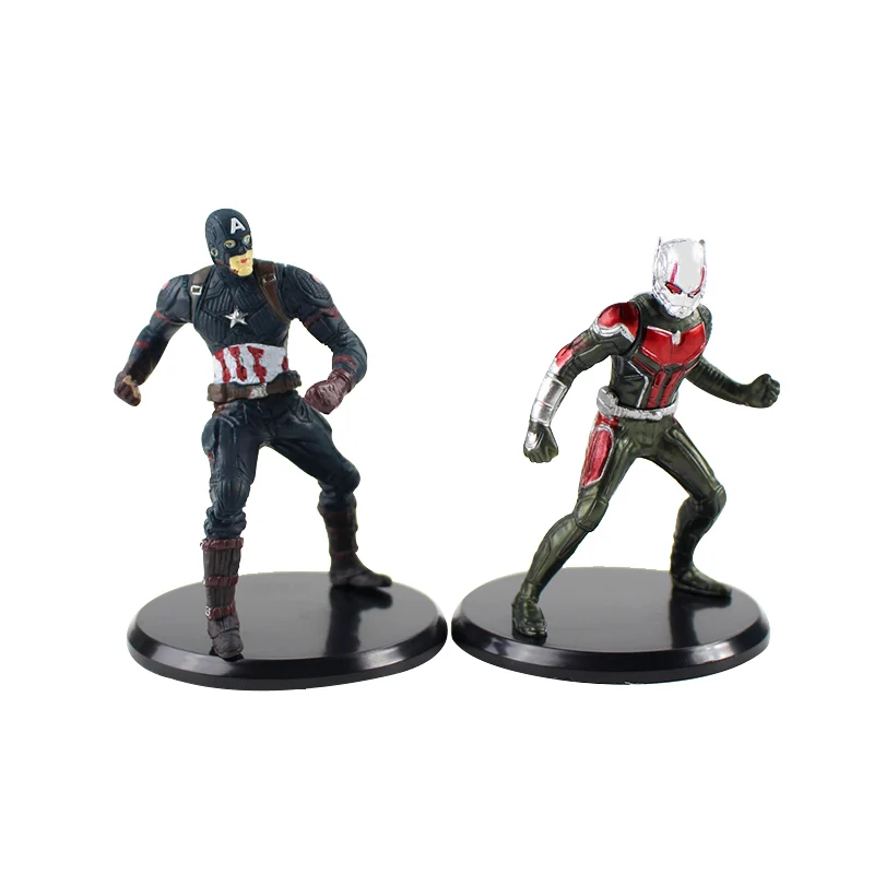 Экшн фигурки героев Endgame Thanos Iron Man Thor Captain America Carol Ant модель игрушек 8 шт./лот|Игровые