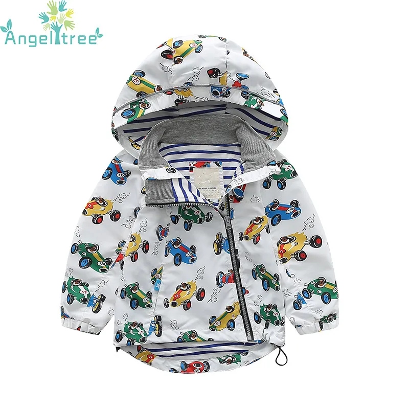 

Hot Sale New 2018 Spring Jacket Kids For Girls Boys Windbreaker Outerwear Children Clothes Baby Coats Cute Car Clothing JSB1076