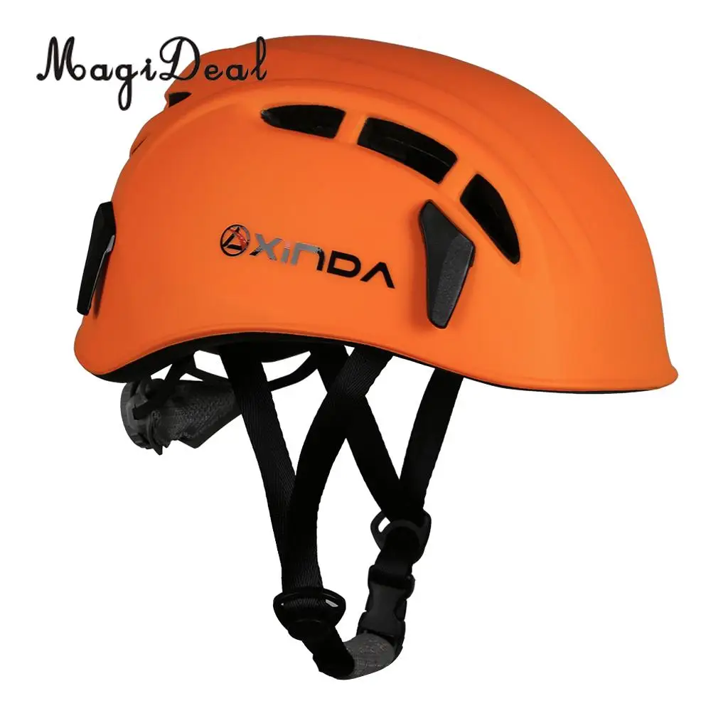 MagiDeal Safety Helmet Rock Climbing Tree Caving Kayaking Rappel Rescue Hard Hat for Outdoor Mountaineer Helmet Protective Gear