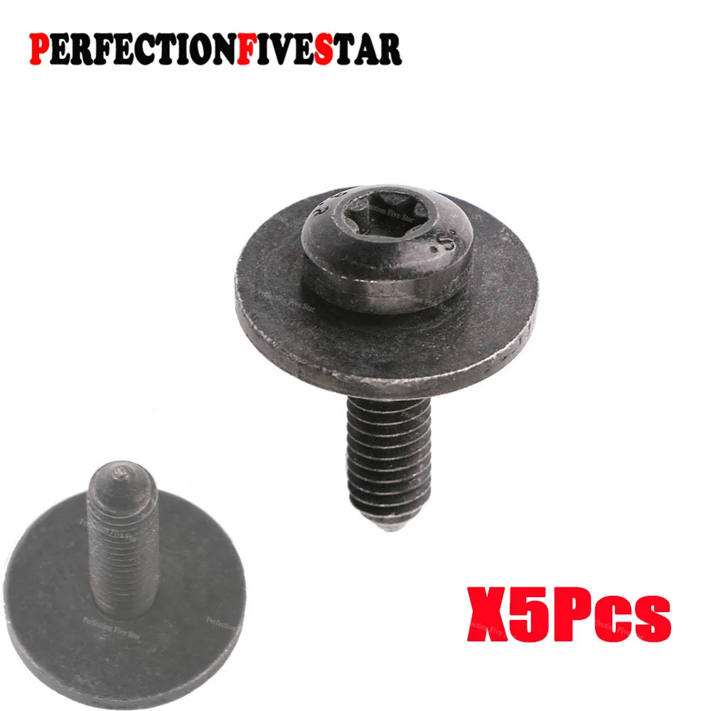 Винт M6X20 для фар Audi A4 S4 Q5 Q7 A6 A7 A5 A8 R8 5 шт. VW Passat B5 Golf 2010 2011 2012 N90683302|Гайки и болты| |