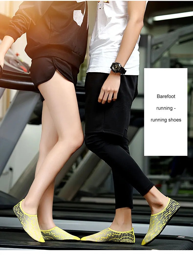 1 (39)Woman Barefoot Skin Sock Striped Shoes Beach Pool Water Socks GYM Aqua Beach Swim Slipper On Surf Aqua Wade Shoes