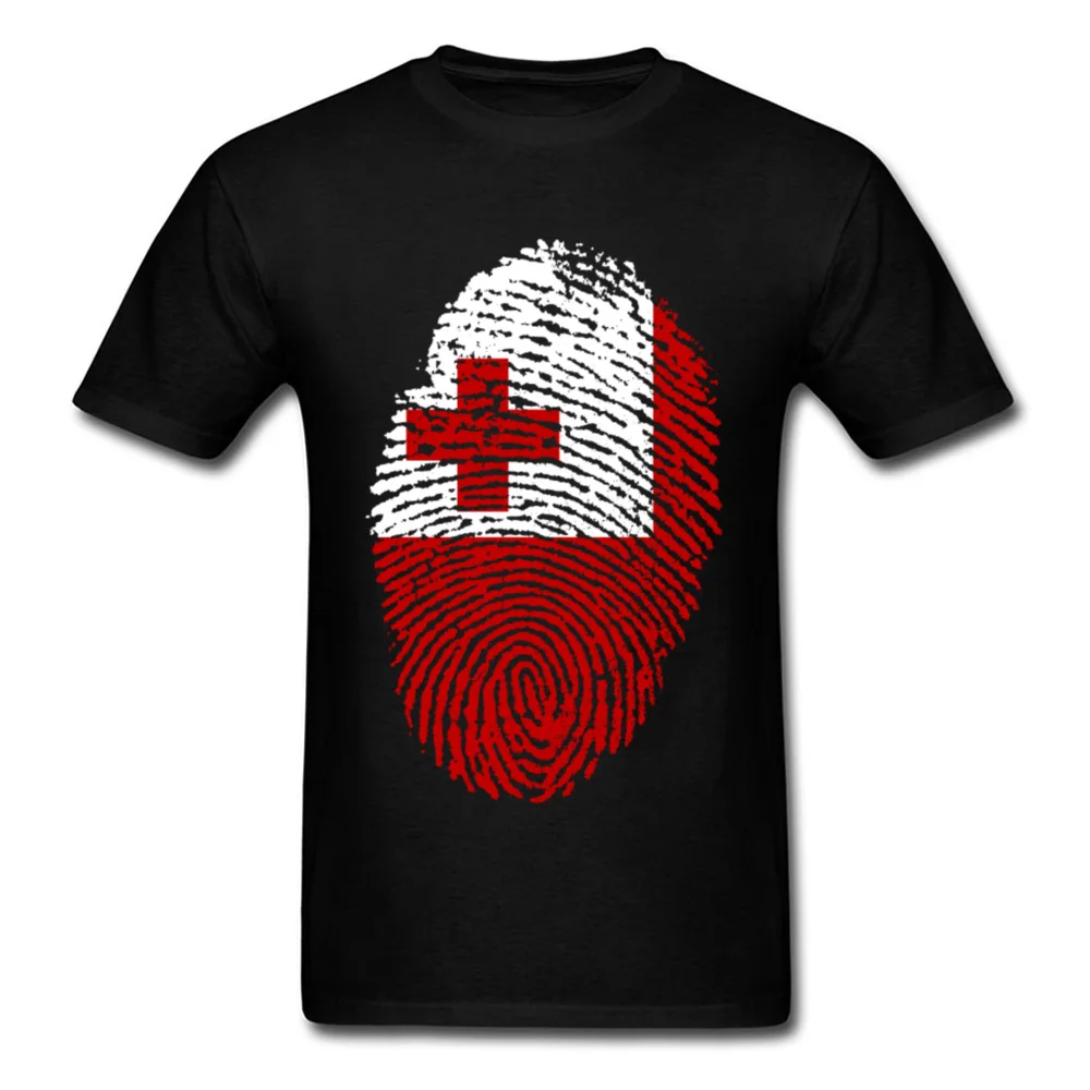 Tonga Flag Fingerprint_black