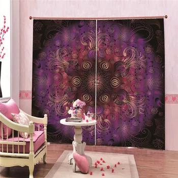 

Flower Window Treatments 3d Curtains Kitchen Door For Bedroom Home Decoration Window Blinds For Living Room Accessoires Bath