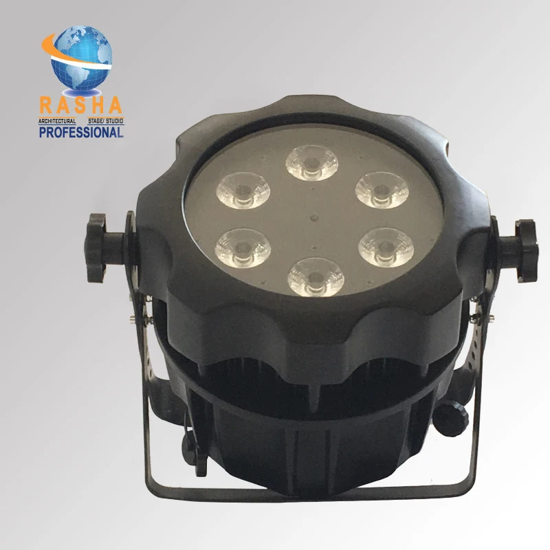 

Rasha AQUOS RASHA 6*15W 6in1 RGBAW IP65 Waterproof Battery Powered Wireless LED Par Light For Event Party Outdoor