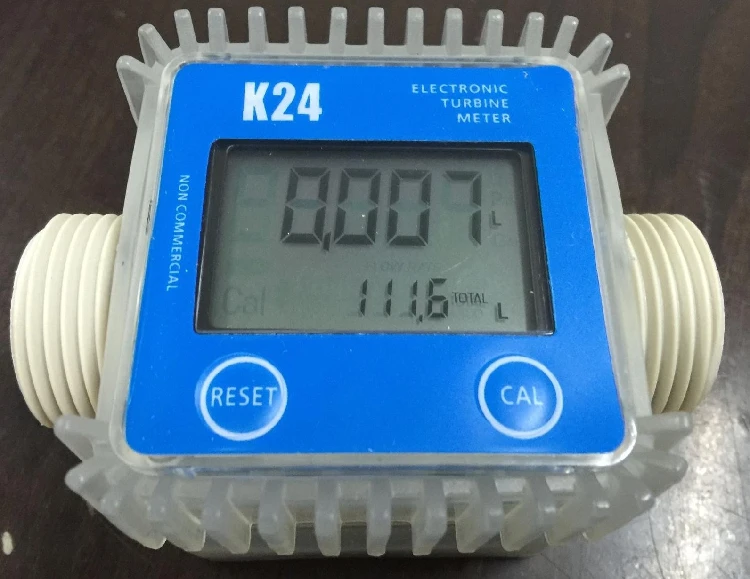 K24 10 120L / MIN turbo electronic flowmeter Diesel fuel Methanol Urea