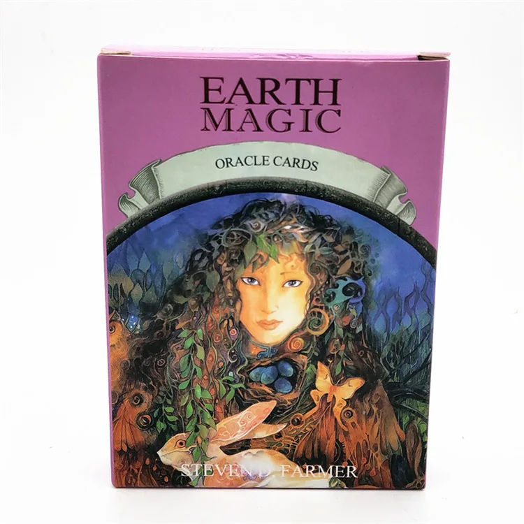 

English Magic Oracle Cards Earth Magic read Fate Tarot Card Game Divination Board game 48pcs/set