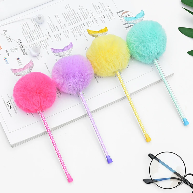 

1 pcs Gel Pens Dream mermaid tail black colored kawaii gift gel-ink pens pens for writing Cute stationery office school supplies