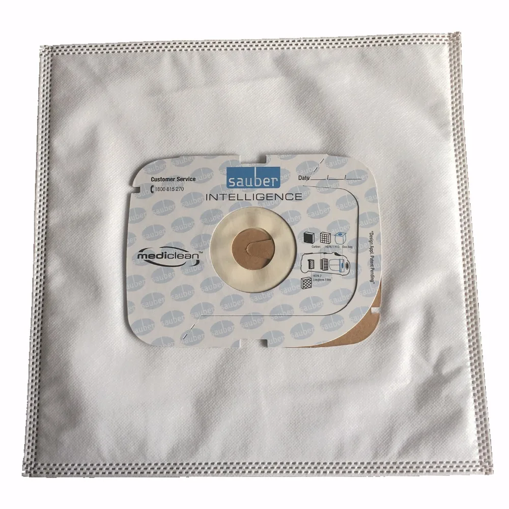 

Free shipping replacement Sauber Intelligence S1200 Vacuum cleaner Bags 10PCS for Lux Sauber Intelligence S1200, SI-200