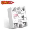 SSR-10DA Solid State Relay 10A Single Phase SSR Module 10DA DC-AC 3-32V 12V DC to 24-380V 220V AC for Temperature Controller ► Photo 1/6