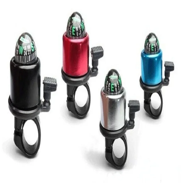 2pcs Compass Bicycle Bells Mountain Folding Aluminum Alloy Bell Bicycle