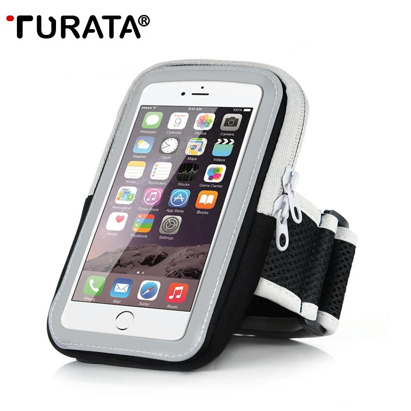 TURATA Reflecting Mark спортивный ремешок чехол для iPhone 7 6 S Открытый водонепроницаемый