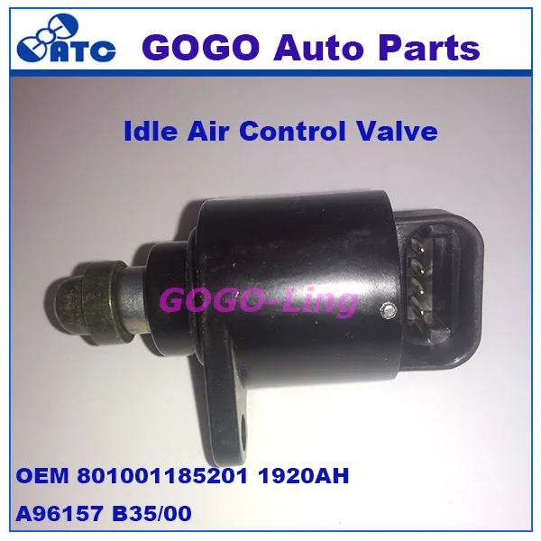 Клапан контроля холостого хода для P eu106 106 206 306 307 Citroen OEM A96157 801001185201 B35/00 1920AH |