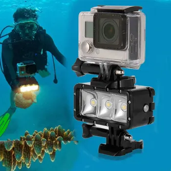 

Waterproof LED Light for camera High Power Dimmable Underwater Light for Gopro Hero 5/5S/4/4S/3+/3/2/SJCAM /Xiaomi Yi