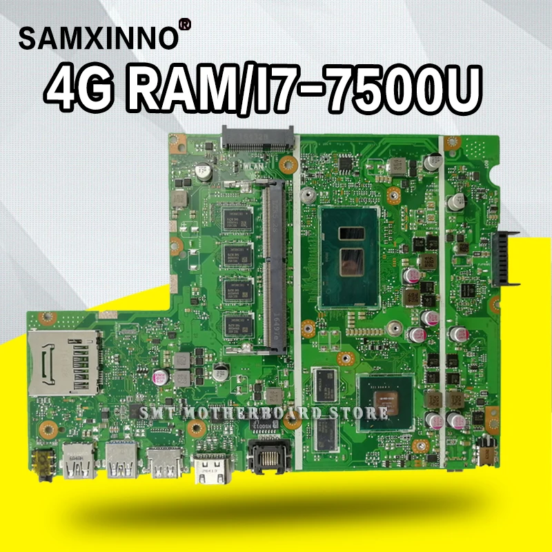 

X541UJ MB._4G/I7-7500U/AS GT920M/2GB Motherboard for asus Laptop X541U X541UJ X541UVK A541U Motherboard 100% Tested Ok