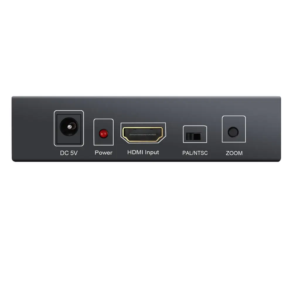 PROZOR HDMI TO HDMI Adaptor HDMI TO SCART Converter L R stereo audio signal Adapter with 3 5mm Headphone and Power Adapter
