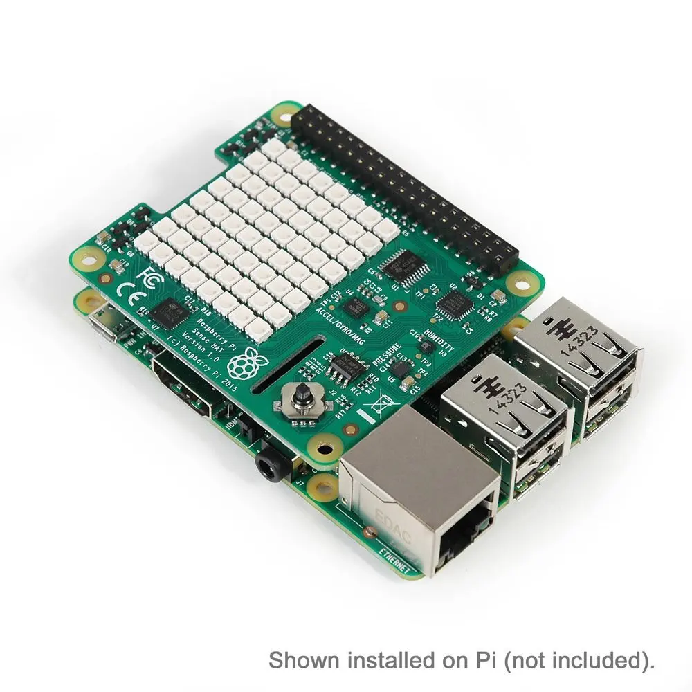 Официальный Raspberry Pi Sense HAT с ориентацией давления влажности и температуры Датчики