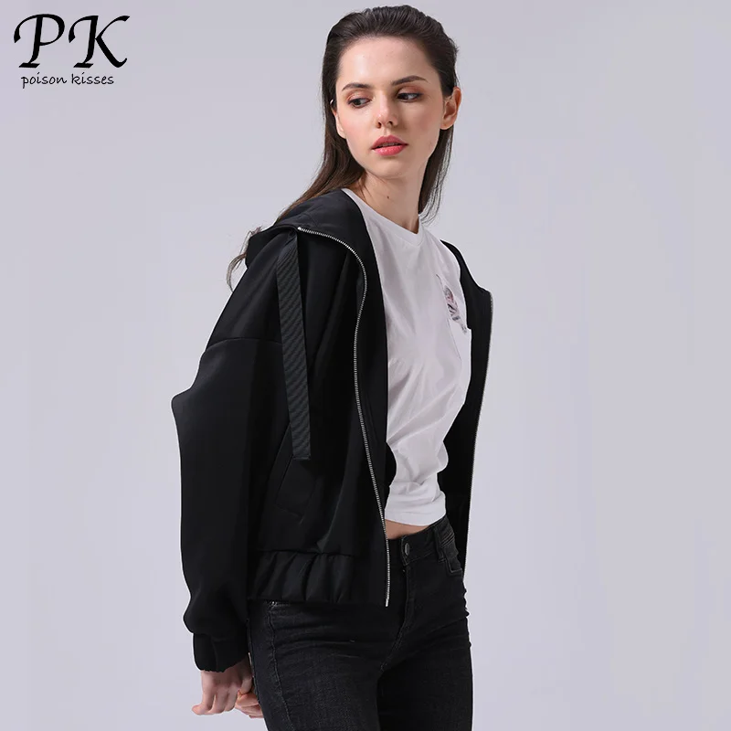 Buy PK 2018 Autumn Basic Jacket Coat Women Boyfriend