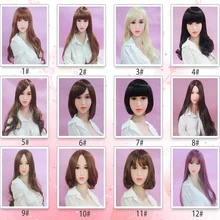 Wig for sex doll, hair for silicone real doll fit for 100cm -165cm love doll