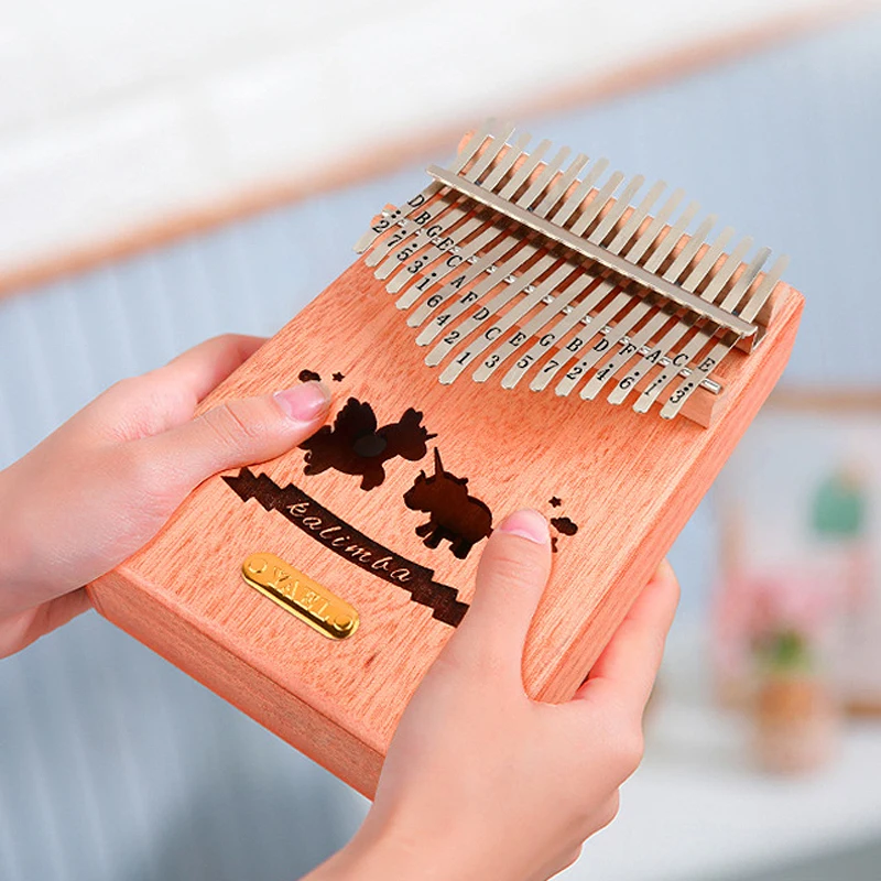 Пианино BATESMUSIC Kalimba 17 клавиш легкое в воспроизведении пианино Mbira из массива