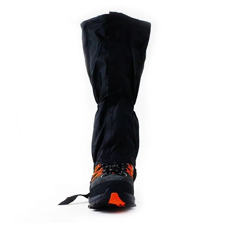 Free Shipping 1 Pair Black Waterproof Outdoor Hiking Walking Climbing Hunting Snow Legging Gaiters Free Shipping 1 Pair Black Waterproof Outdoor Hiking Walking Climbing Hunting Snow Legging Gaiters