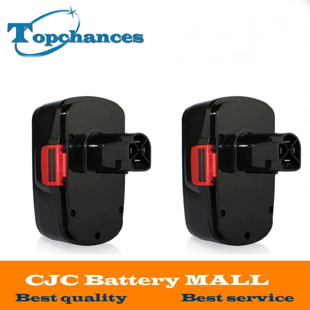 2pcs High Quality New 19 2V 2000mAh Black Ni CD Replacement font b Power b font