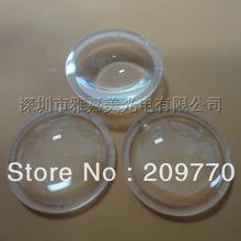 Пластиковый светодиодный оптический объектив 21 мм плоско выпуклая линза, 1 Вт 3 Вт 5 Вт отражающие линзы