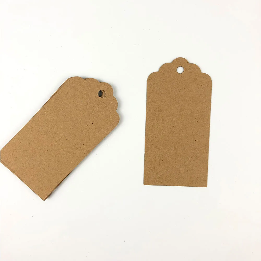 Details about   100 Vintage Kraft Paper Tags Gift Price Craft Card Name DIY Tags Wedding Favo WM 