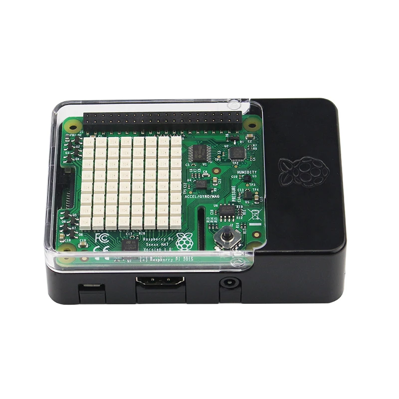 

Raspberry Pi 3 Sense HAT with Temperature Sensor and Direction Pressure Humidity + ABS Case for Raspberry Pi 2