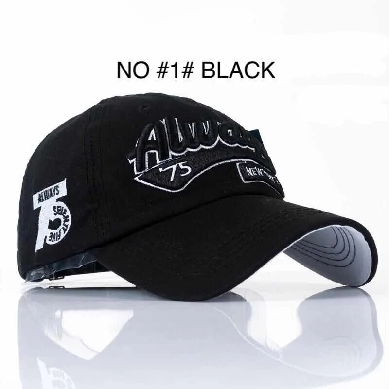 

XEONGKVI Korean Embroidery Letters Baseball Caps Brand Snapback Cotton Hats For Women And Men Peaked Cap