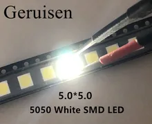 5050 diodo emissor de luz smd diodos smd 5050 branco/natureza branco conduziu cct: 4000-4500k 0.2w-60ma 5050 nw 4000 pces