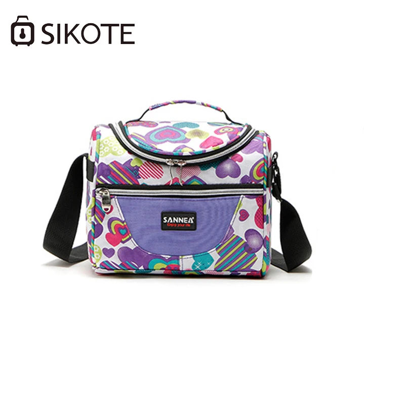 SIKOTE 7L Portable Thermal Lunch Bags for Women Kids Insulated Tote Bag Storage Container Multifunction Picnic Cooler Box