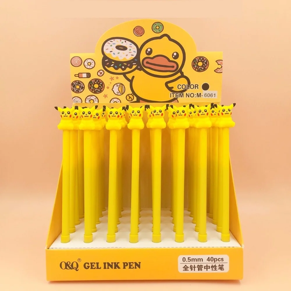 

40pcs/lot creative cartoon gel pen unisex pens roller signature pen promotion gift school students supplies