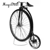 Vélo de course Miniature moulé sous pression, échelle 1:10, Vintage, reproduction du modèle de frein réel, jouet pour enfants, noir ► Photo 2/6