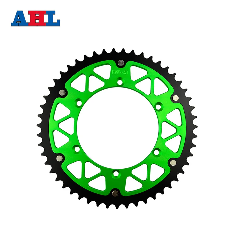 Motorcycle Parts Steel Aluminium Composite 51T Rear Sprocket For