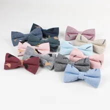 Модные костюмы хлопчатобумажный галстук-бабочка для мужчин повседневный галстук-бабочка с принтом для свадьбы взрослые шеи галстуки тонкий мужской галстук