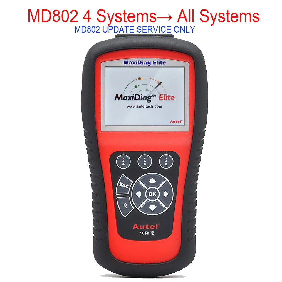 

Autel Auto Link MaxiDiag MD802 Update Service From MD802 4 Systems To MD802 All Systems