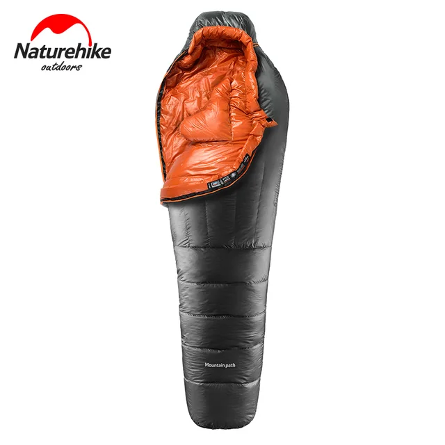 Best price at $131 Cheap NatureHike Outdoor Camping & Hiking Mummy duck down Sleeping Bag For Winter Sleeping bag Ultralight Sleeping Bag