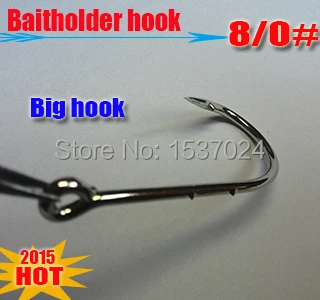 2019new fishing hook size:8/0#,baitholder hook length:63MM  quantily:10pcs/lot - AliExpress