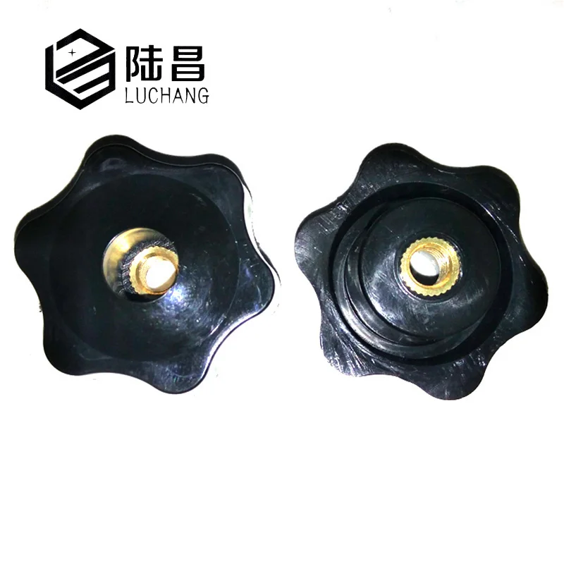 luchang M5 M12 Plum Bakelite Hand Tighten Nuts Plastic Handle Star