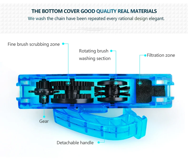 Высокое качество, очиститель велосипедной цепи, устройство для очистки жидкости, набор инструментов для велосипеда MTB, чистящие щетки для мытья, аксессуары для скруббера