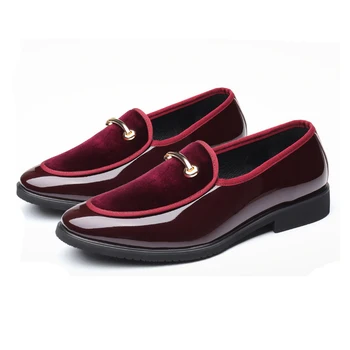 

High Quality Men Formal Shoes Spring Fashion Pointed Toe Business Shoes Men Loafers Casual Leather Shoes Plus Size 38-48