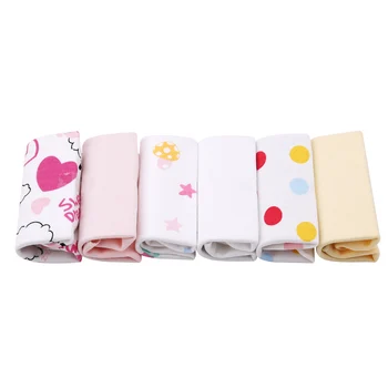 

6PCS/Set Soft Baby Towel For Newborn Face Washing Baby Care Wash Cloth Kids Polyester Hand Towel Bath Towel For Newborn