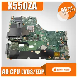 X550ZA материнской A8CPU LVDS/EDP для ASUS A550Z K555Z K550z X555Z VM590Z Материнская плата ноутбука X550ZA плата X550ZA материнская плата