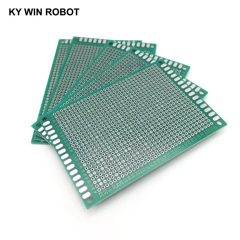 1 шт. 7x10 см 70x100 мм двухсторонний Прототип PCB универсальная печатная плата для Arduino