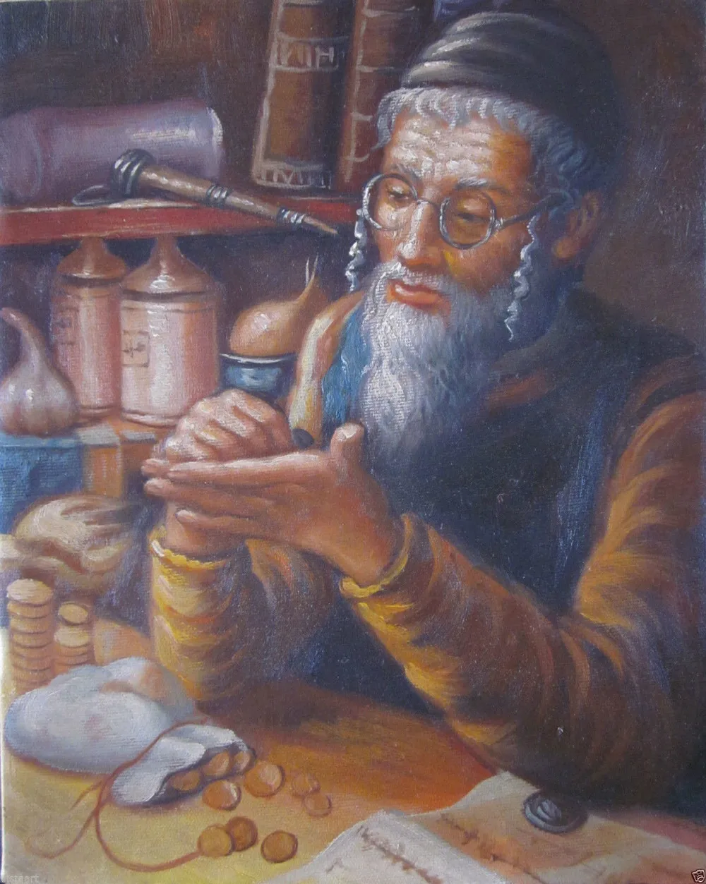 Canvas 8&quotx 10&quot ~Old Man Working | Дом и сад