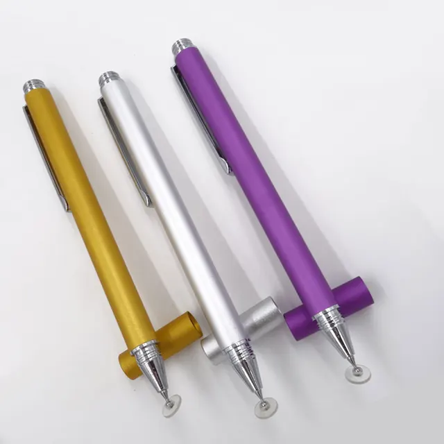 Touch screen pen High precision sucker pen High sensitive capacitance pen Professional transparent disc stylus 