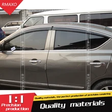 Для Nissan Sunny, Versa Пластиковый оконный козырек вентиляционные шторы Защита от солнца и дождя для солнечного авто аксессуары 4 шт./компл. 2011